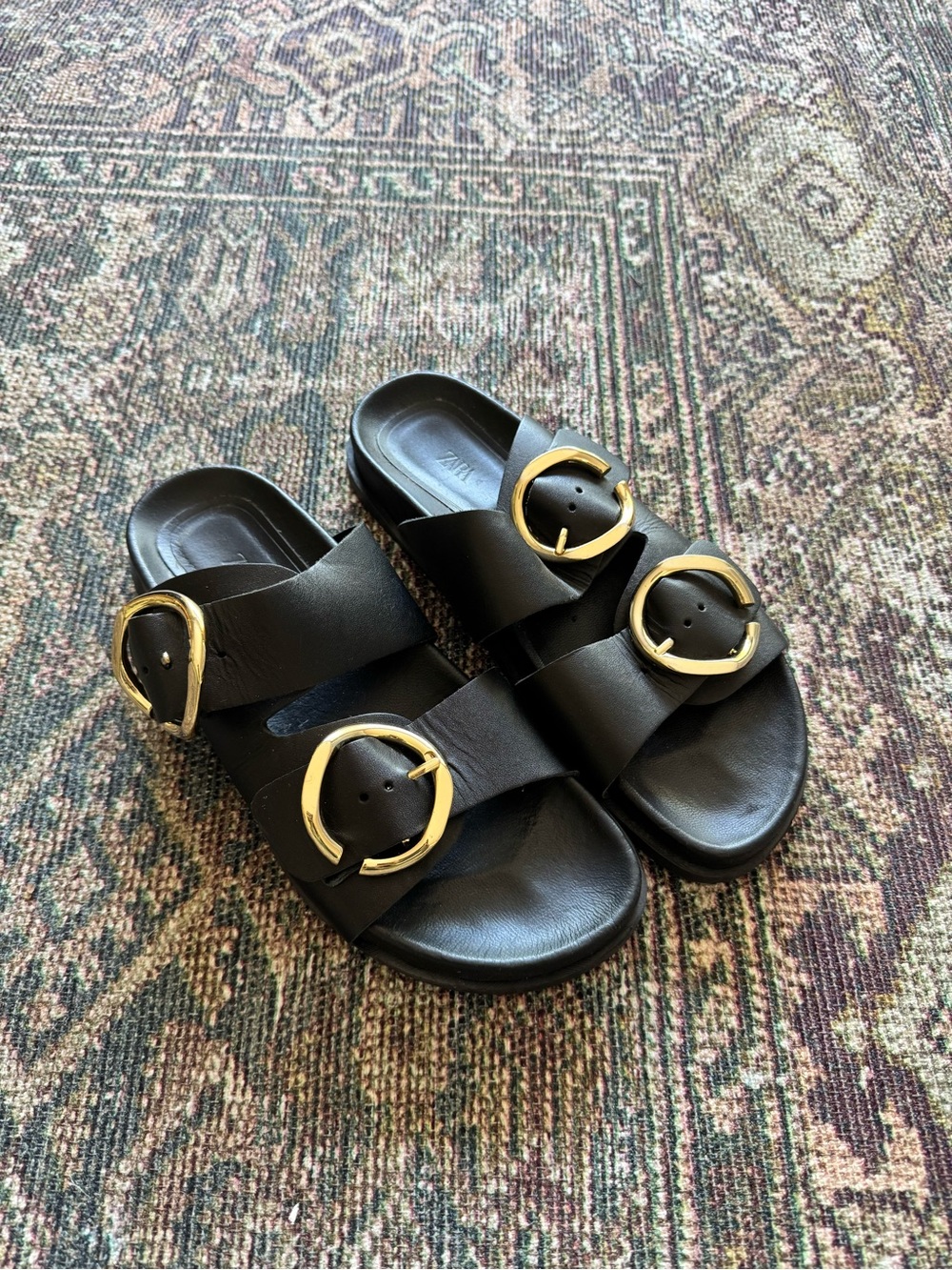 Zara Buckle Sandals